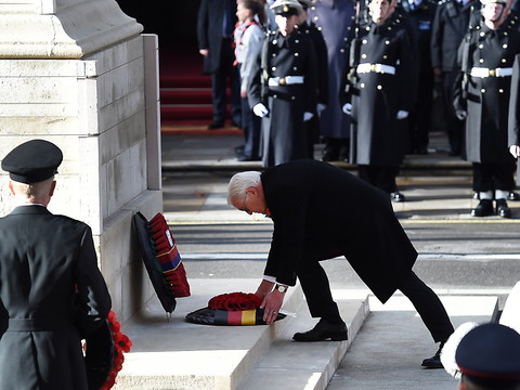 Le président allemand participe à la commémoration à Londres