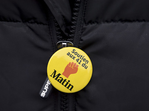 Les ex-employés du Matin se mobilisent à Lausanne