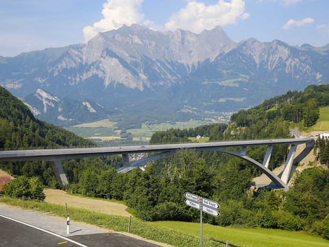 Prix international pour le pont Tamina à Pfäfers (SG)