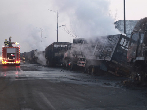 Explosion près d'une usine chimique en Chine: au moins 22 morts