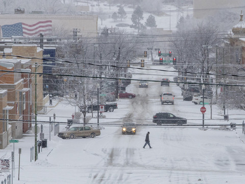 Une tempête perturbe le trafic aérien dans le centre des Etats-Unis
