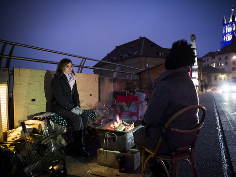 Lausanne: un feu solidaire pour réchauffer les coeurs