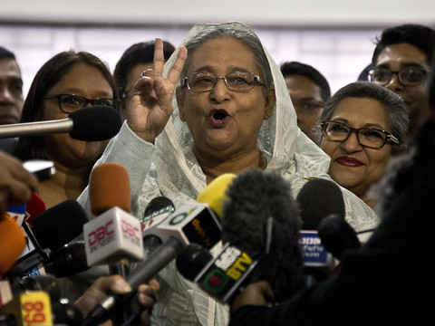 La Première ministre du Bangladesh Hasina remporte les législatives