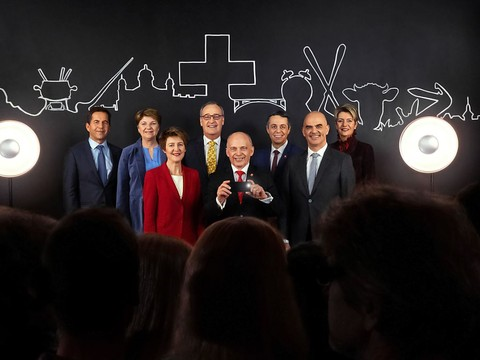 La photo du Conseil fédéral plus 
