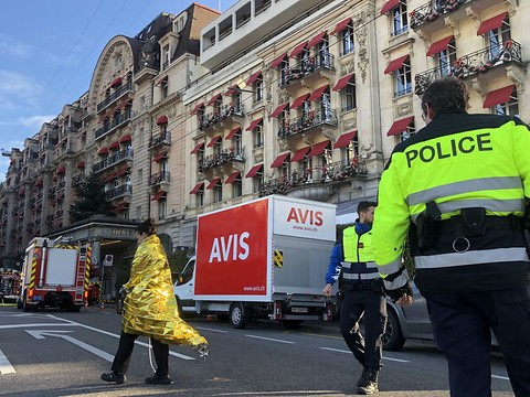 Un incendie au Lausanne Palace juste avant le Réveillon
