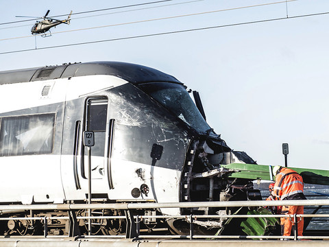 Un accident de train fait six morts au Danemark