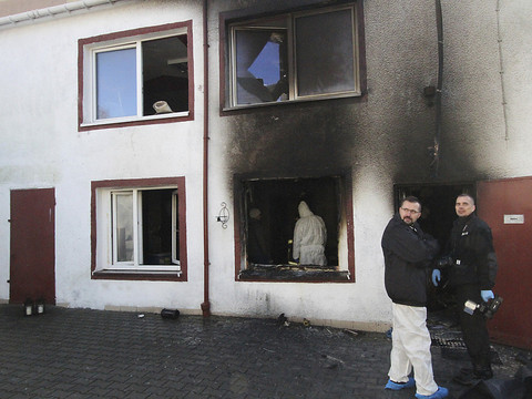 Incendie dans une 