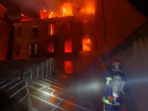 Toulouse: 20 blessés dans l'incendie d'un immeuble
