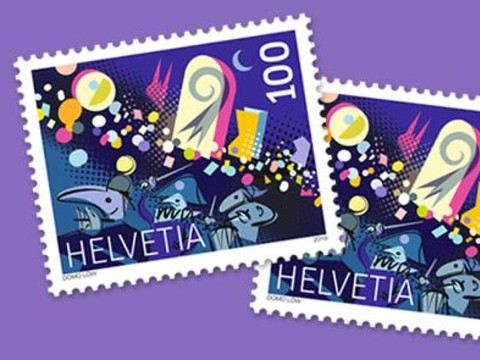 La Poste rend hommage au carnaval de Bâle avec un timbre