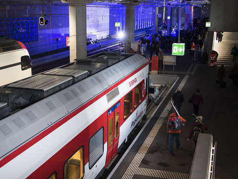 Gare en sous-sol inaugurée au pied de la station de Verbier (VS)