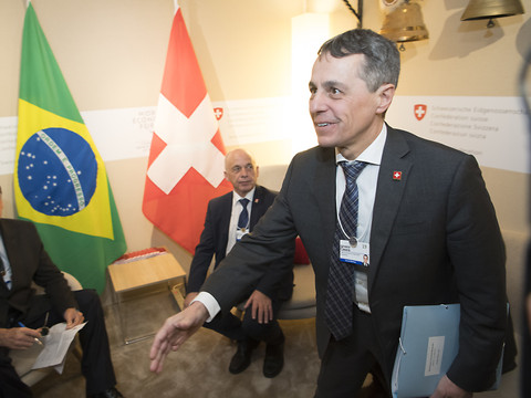 L'Europe a préoccupé les conseillers fédéraux à Davos
