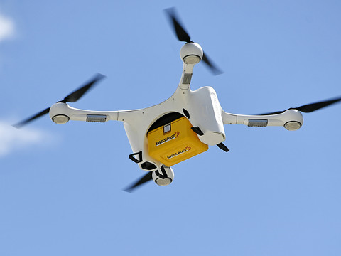 Un drone de transport tombe dans la lac de Zurich