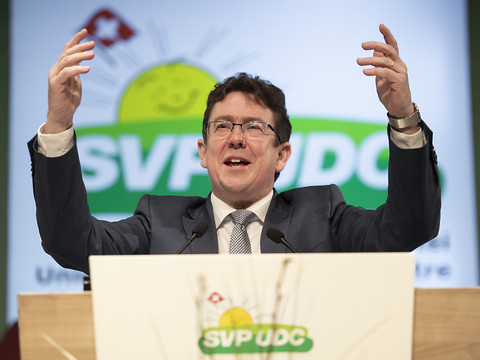 L'UDC lance la campagne pour les fédérales sur un air anti-UE