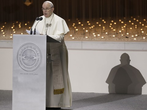 A Abou Dhabi, François plaide en faveur de la liberté religieuse