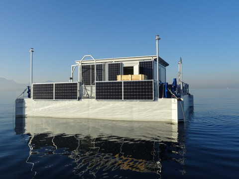 Nouvelle plate-forme de recherche sur le lac Léman