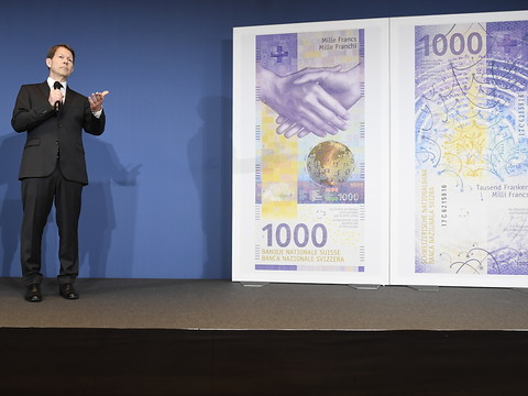 Le nouveau billet de 1000 francs dévoilé