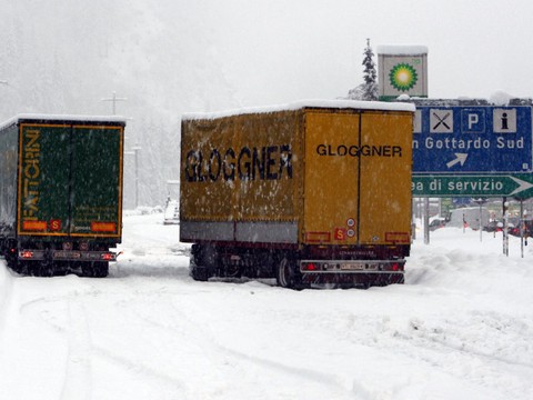Moins de camions ont franchi les Alpes en 2018