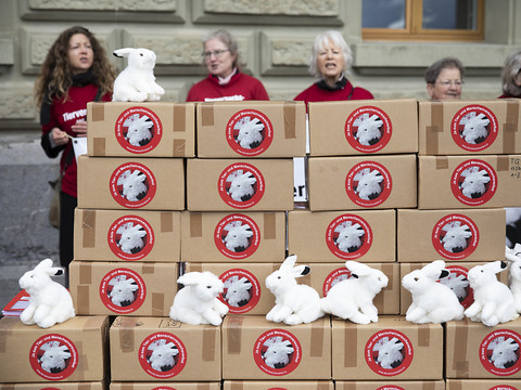 Initiative contre l'expérimentation animale et humaine déposée