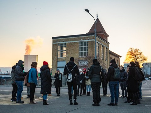 A Zurich, ils luttent contre l'exploitation animale avec des coeurs