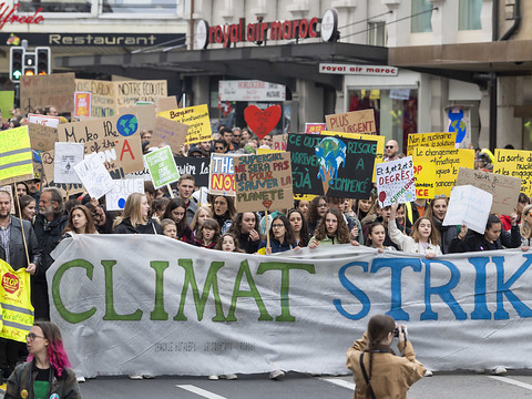Les Genevois moins nombreux pour la marche pour le climat