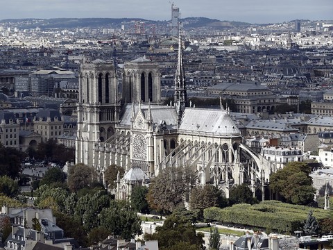 Incendie en cours à Notre-Dame de Paris