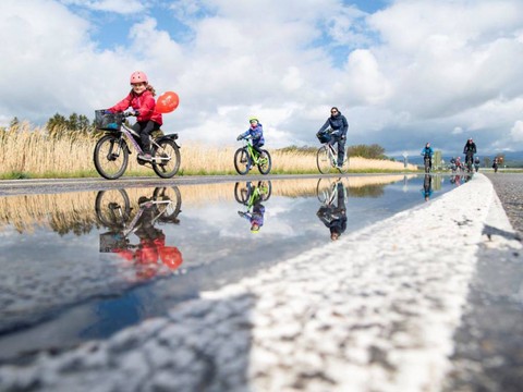 Près de 17'000 personnes au 20e slowUp Lac de Morat