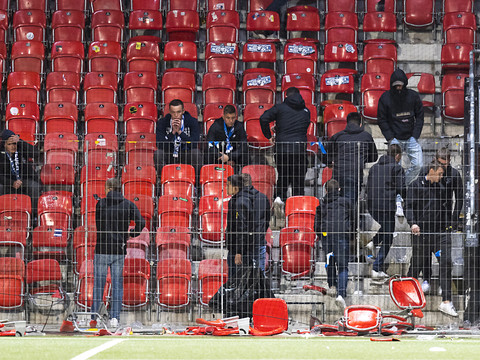 La partie entre Xamax et Grasshopper a dégénéré à Neuchâtel