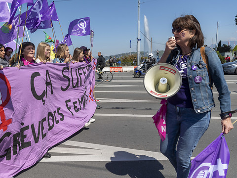 Egalité salariale et justice sociale au cortège genevois