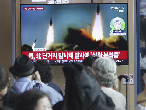La Corée du Nord lance des missiles à courte portée en mer du Japon