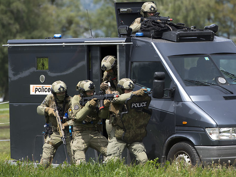 Un exercice d'attentat terroriste mobilise 120 policiers en Valais