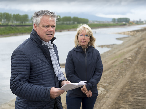 L'aménagement de la Thièle à mi-chantier