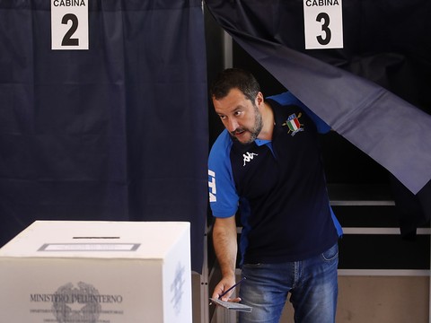 La Ligue de Salvini nettement en tête en Italie