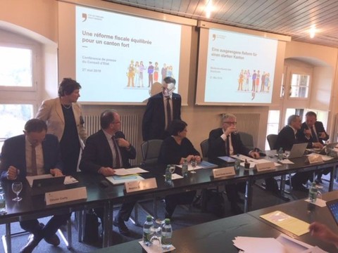 Fribourg: Conseil d'Etat mobilisé en faveur de la réforme fiscale