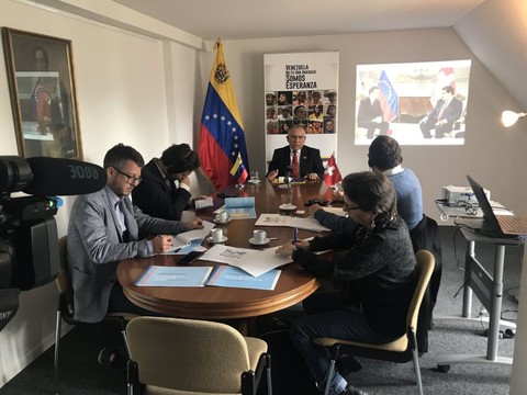 L'ambassadeur du Venezuela en Suisse dénonce les sanctions US