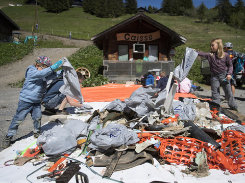 Nettoyage de printemps sur les domaines skiables