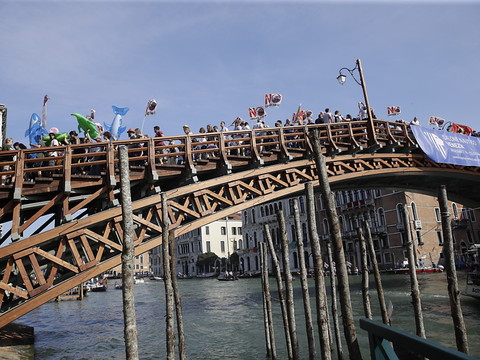 A Venise, une manifestation pour interdire le passage des paquebots