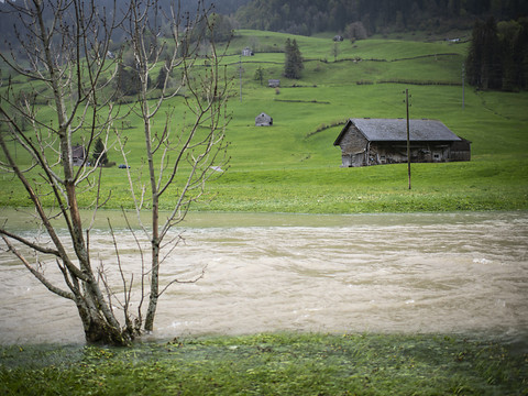 Des pluies diluviennes s'abattent sur la Suisse centrale