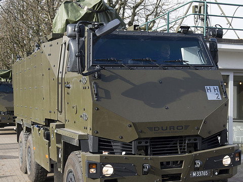 Solution pour la livraison des véhicules Duro de l'armée