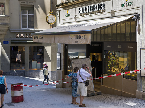 Une bijouterie attaquée au centre de Lausanne