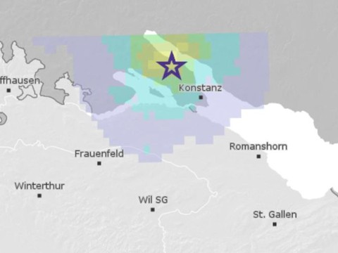 Un séisme de 3,7 suivi de répliques à Constance près de la Suisse