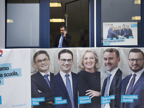 Le PLR tessinois accepte l'apparentement avec le PDC et le PVL