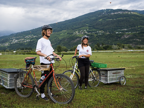 Le cinéma en plein air qui se déplace à vélo