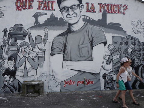 Steve: tensions dans le centre de Nantes