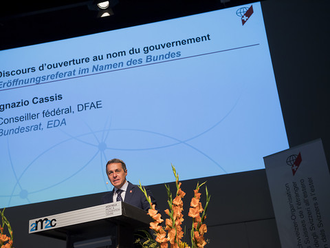 Ignazio Cassis tourne son regard vers l'avenir avec la 5e Suisse