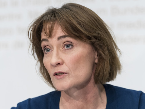 La secrétaire d'Etat aux affaires étrangères Pascale Baeriswyl part