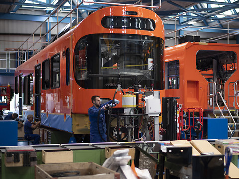 Stadler décroche une commande jusqu'à 50 trams auprès de Bernmobil
