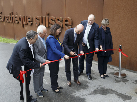 Le centre d'archivage de la Cinémathèque suisse inauguré à Penthaz