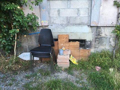 Logements murés et laissés vides: 