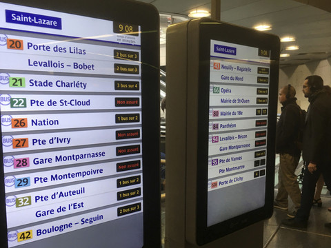 Grève très suivie à Paris, premier 