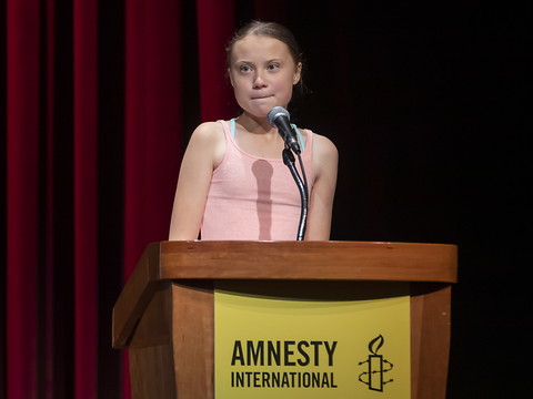 L'activiste Greta Thunberg 